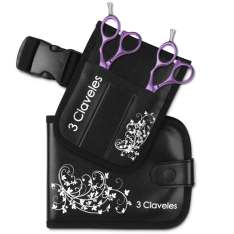 Kit de cabeleireiro 3 Claveles Dur - roxo