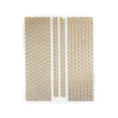 Peggy Sage Gold Mesh Triangles Design Nail Stickers | Adesivo Nº 149665
