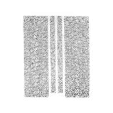 Peggy Sage Silver Mesh Design Nail Stickers | Adesivo Nº 149662