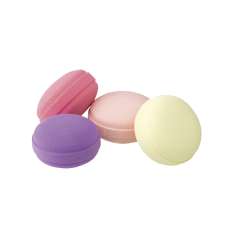 Esponjas de maquiagem Sibel Macaron (Biscuit) 4 unidades