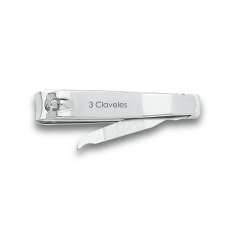 3 Claveles Cortaúñas con lima 6 cm