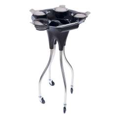 Carrinho de tingimento auxiliar AG com 4 bolsas