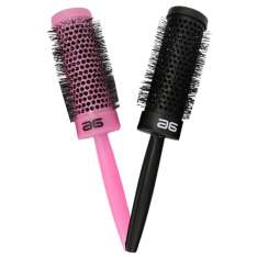 Escova térmica profissional de cerâmica AG Pink 25 mm