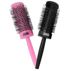 Escova térmica profissional de cerâmica AG Pink 25 mm