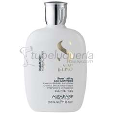 Alfaparf Milano Semi Di Lino Diamond Shampoo Iluminador Delicado para Todos os Tipos de Cabelo 250ml