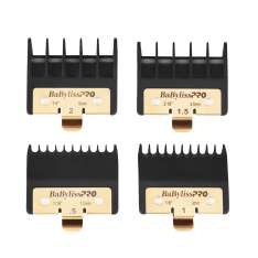 Conjunto de 4 pentes-guia Babyliss Pro 4 Artists para máquina de retoque profissional Skeleton FX