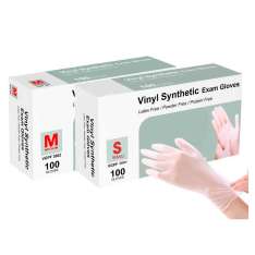 Luvas de vinil sintético básico 100 unidades