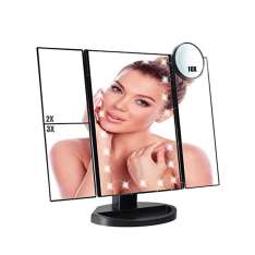 Beautyline Vanity Mirror Espelho retroiluminado | Preto