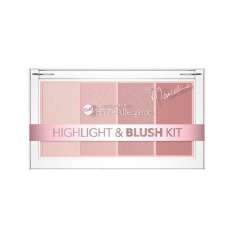 Paleta de blush e iluminador hipoalergênico Bell