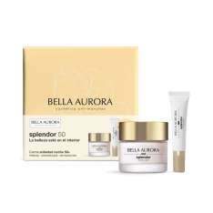 Bella Aurora Splendor - Pacote com 10 cremes noturnos antirrugas de 50 ml + contorno dos olhos antienvelhecimento de 15 ml