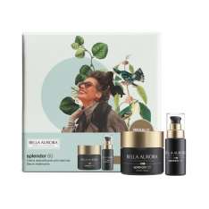 Bella Aurora Pack Splendor +60 Creme Noturno 50 ml + Sérum 30 ml - Tratamento Fortificante Antienvelhecimento e Hidratante