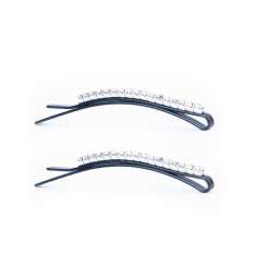 Grampos de cabelo Bifull Diamonds Silver Color 2uds
