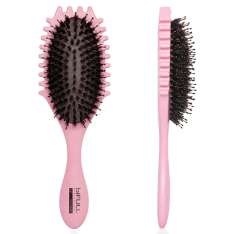 Bifull Hula Curly Method Pincel Rosa Curl