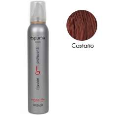 Mousse de fixação natural Broaer Brown Color sem tampa 200ml