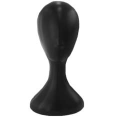 Cabeça de manequim para suporte de peruca cor preta