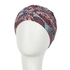Christine Sapphire Boho turbante de quimioterapia tamanho único