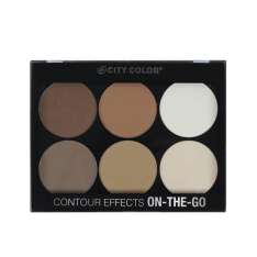 Paleta de contorno City Color On The Go 6 tons