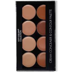 Paleta de contorno e corretivo cremoso City Color Photo Chic 8 tons