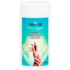 Limpe todos os lenços desinfetantes Mini 250 unidades.