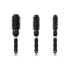 Corioliss The Brush Black Kit - Escovas de cabelo com 3 unidades