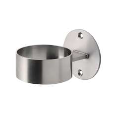 Suporte de parede para secador de cabelo Dduueett Pular em aço inoxidável 11,5 x 8,7 cm