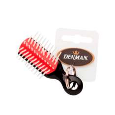 Chaveiro com escova de cabelo Denman
