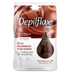Cera Depilflax Chocoterapia 1kg.