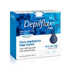 Depilflax Blue Cera depilatória de baixo ponto de fusão 500g