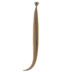 Di Biase Hair Straight Keratin Extensions 50cm 20 Unidades Loiro Acobreado Dourado Claro