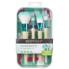 Conjunto Ecotools de 4 pincéis de maquiagem - Kit de beleza de floração