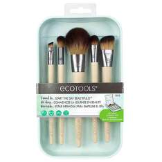 Conjunto de 5 pincéis de maquiagem Ecotools - Comece o dia lindamente