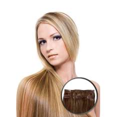 Elegance Straight Natural Hair Extensions 50cm com Clip 2 unidades.