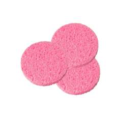 Esponja removedor de maquiagem de celulose embalagem 3 unidades