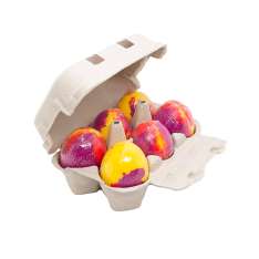 Ovos de banho Essence Freesia. Bombas de Banho de Morango 6 unidades.