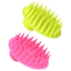 Eurostil Escova de massagem capilar fúcsia