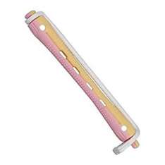 Eurostil DNS Bicolor Encrespadores de plástico - rosa-amarelo 8 mm