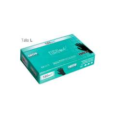Eurostil Black Nitrile Glove 50 Units | Tamanho L