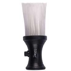Eurostil escova de limpeza de pescoço para pó de talco preto