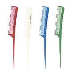 Pente de cabelo Eurostil com ponta 20,5 cm cores vibrantes 1 unidade aleatória