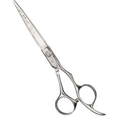 Tesoura de corte profissional Eurostil de aço com design ondulado de 6"