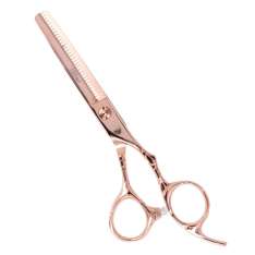 Tesoura de escultura profissional Eurostil Eclipse Rose Gold 6"