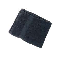 Toalha Eurostil preta 50 x 90 cm.