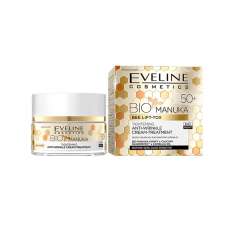 Eveline Cosmetics Bio Manuka 50+ Creme de Dia e Noite | Creme diurno e noturno para peles maduras 50ml