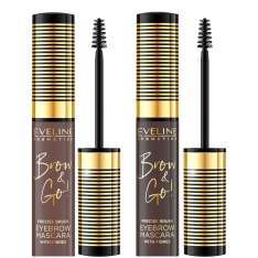 Eveline Cosméticos Brow&Go! Máscara de sobrancelha com fibras 6ml