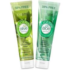 Eveline Cosmetics Creme de Mãos Glicerina Orgânica Oliva e Carita 100ml