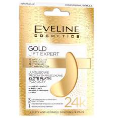 Eveline Cosmetics Gold Lift Expert 24k adesivo para olhos anti-rugas | 2 unidades
