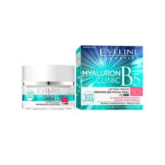 Eveline Cosmetics Hyaluron Clinic B5 Lifting Creme Remodelador Facial Oval 50+ | Creme Modelador Facial Oval 50ml