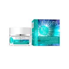 Eveline Cosmetics Hyaluron Clinic Regeneradora e Desintoxicante | Creme de Noite Regenerador 50ml