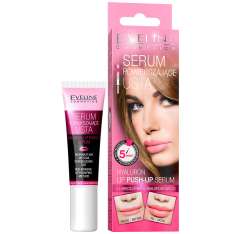 Eveline Cosmetics Hyaluron Lip Push-Up Serum | Botox Effect Lip Serum 12ml
