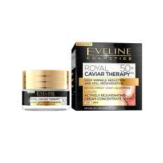 Eveline Cosmetics Royal Caviar Therapy 50+ Redução profunda de rugas e regeneração celular | Creme de dia para peles maduras 50ml